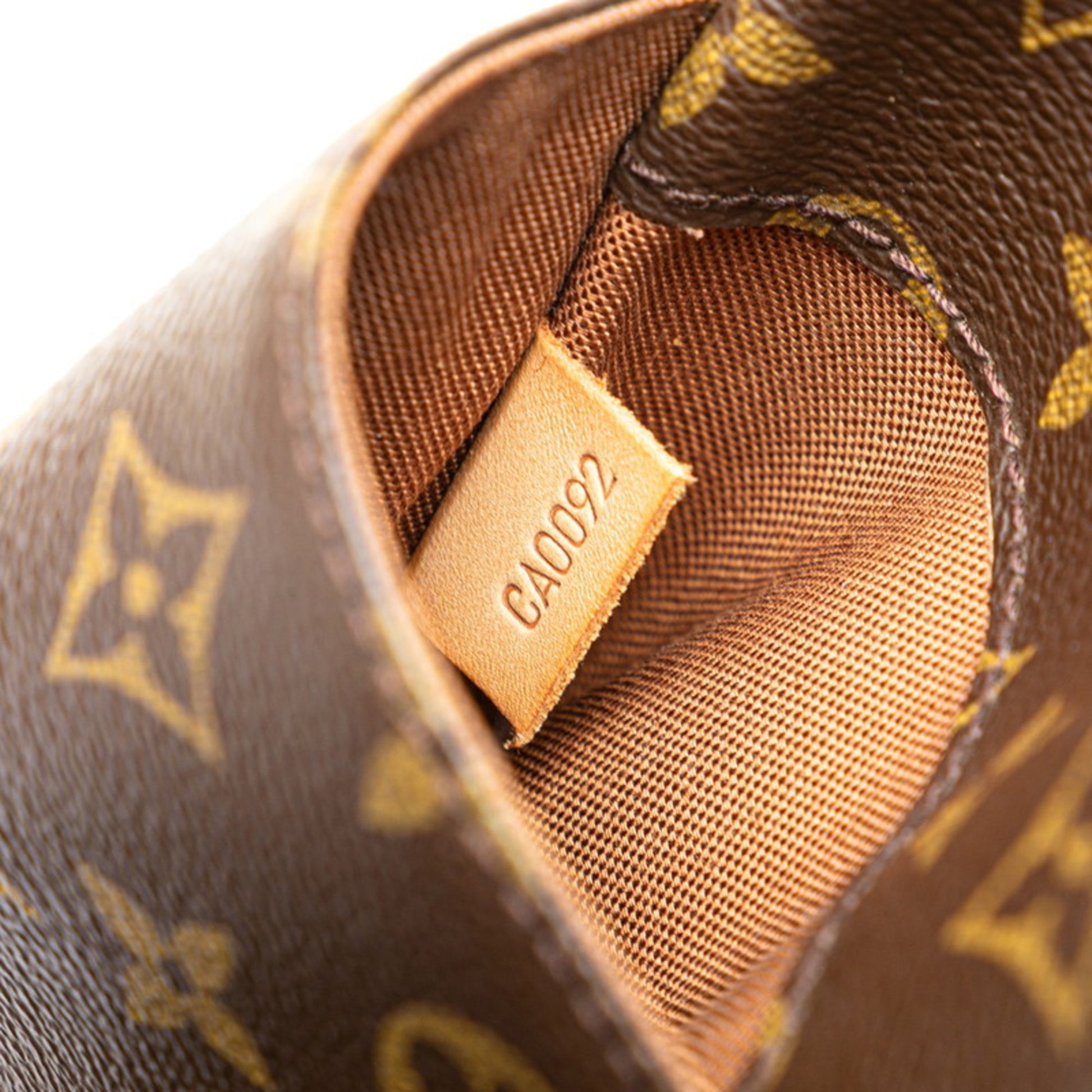 Louis Vuitton Pochette gange, Brown, Canvas, shoulder