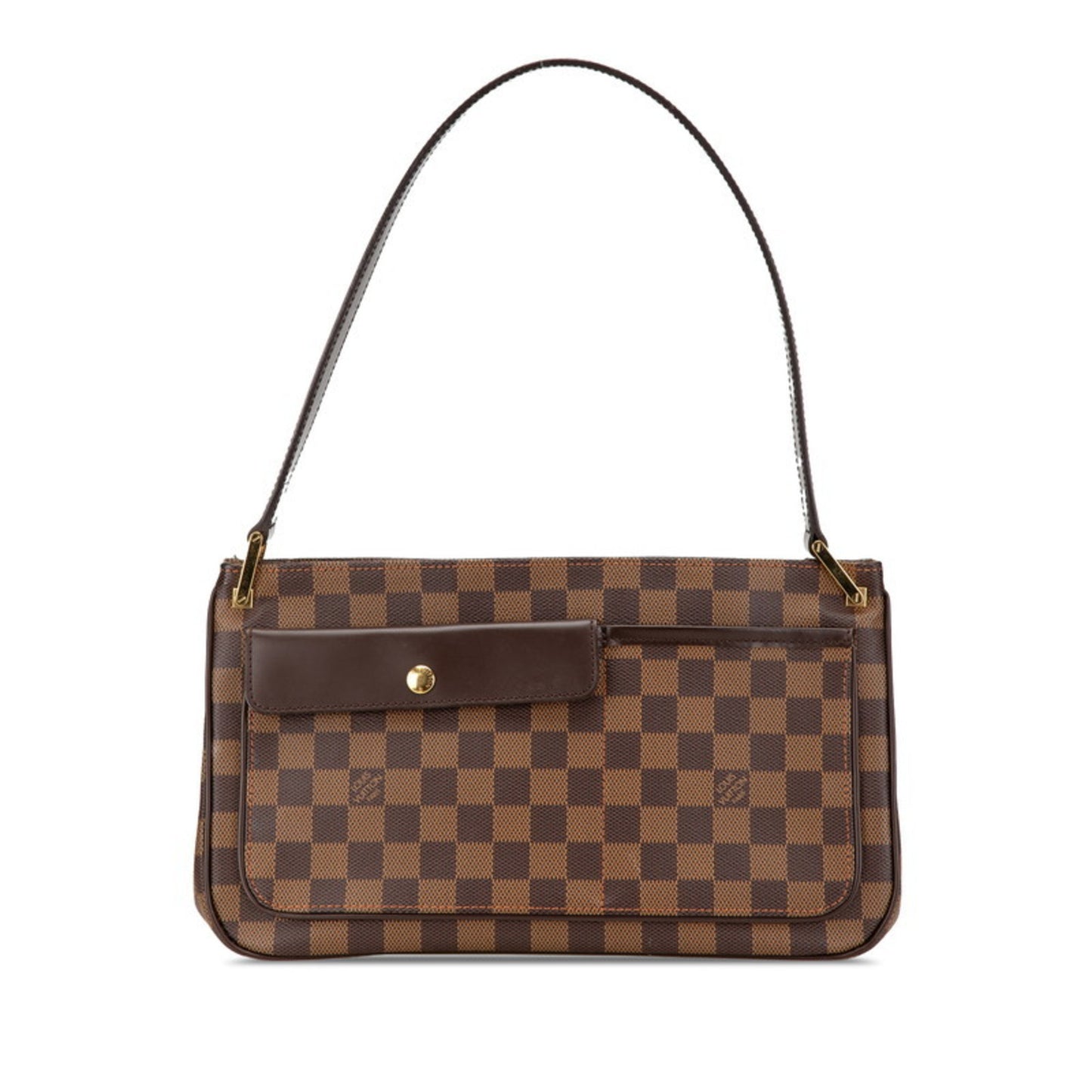 Louis Vuitton Aubagne, Brown, Canvas, shoulder