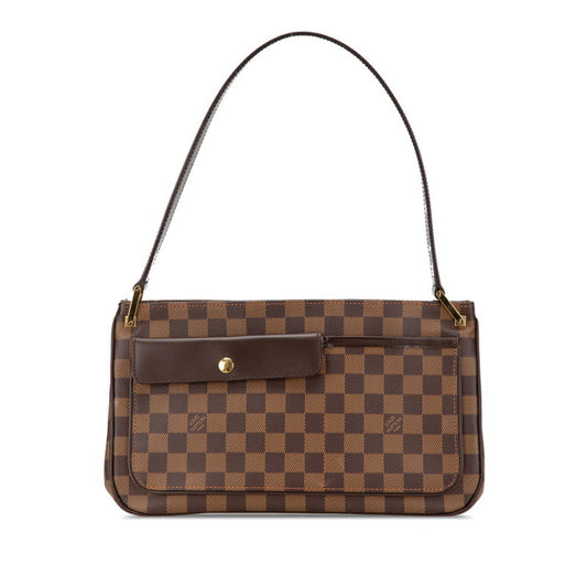 Louis Vuitton Aubagne, Brown, Canvas, shoulder