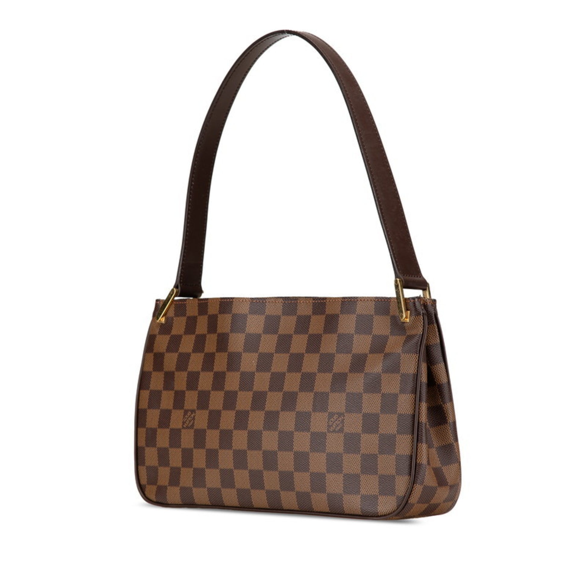 Louis Vuitton Aubagne, Brown, Canvas, shoulder