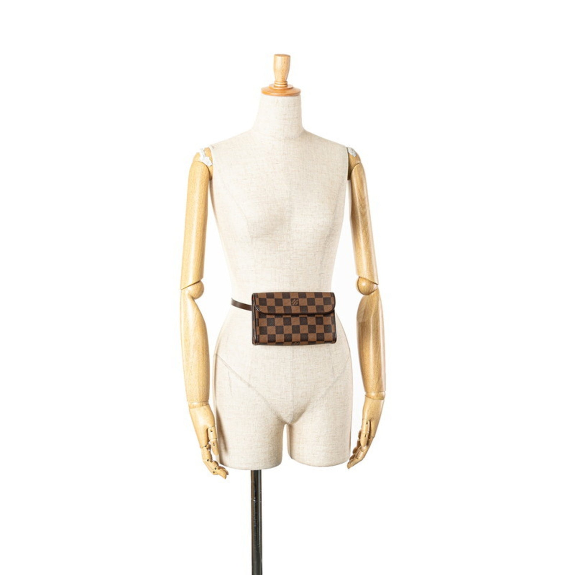 Louis Vuitton Florentine, Brown, Canvas, clutch