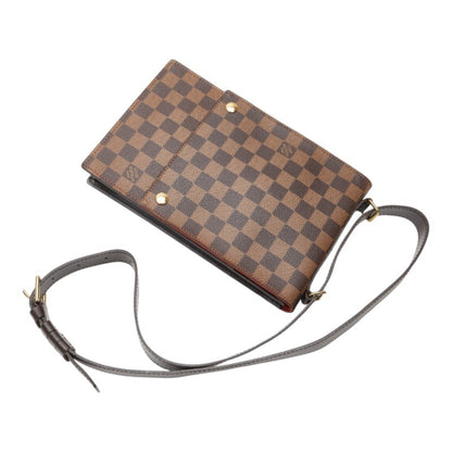 Louis Vuitton Portobello, Brown, Canvas, shoulder