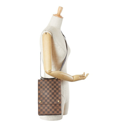 Louis Vuitton Portobello, Brown, Canvas, shoulder