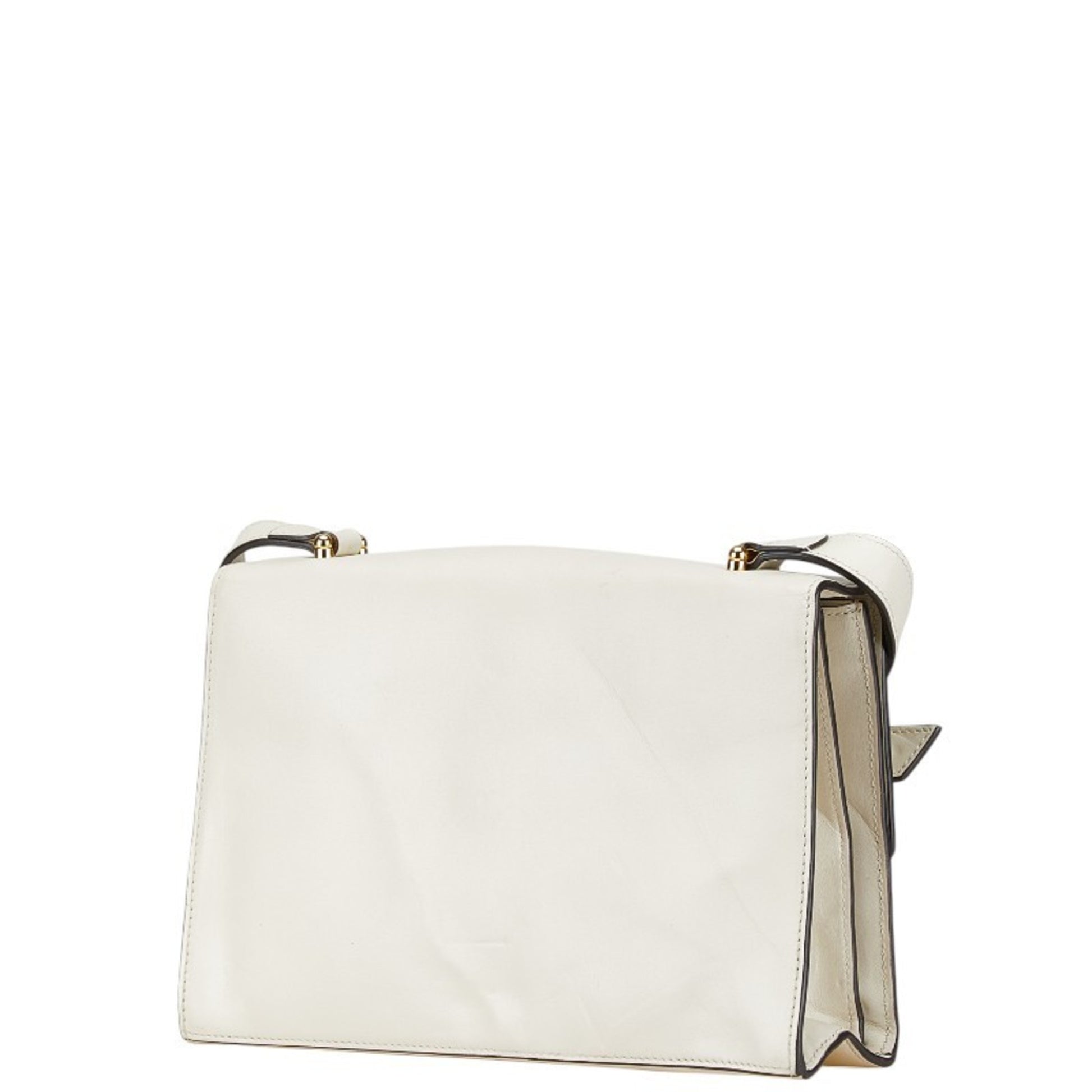 Gucci Zumi, White, Leather, shoulder