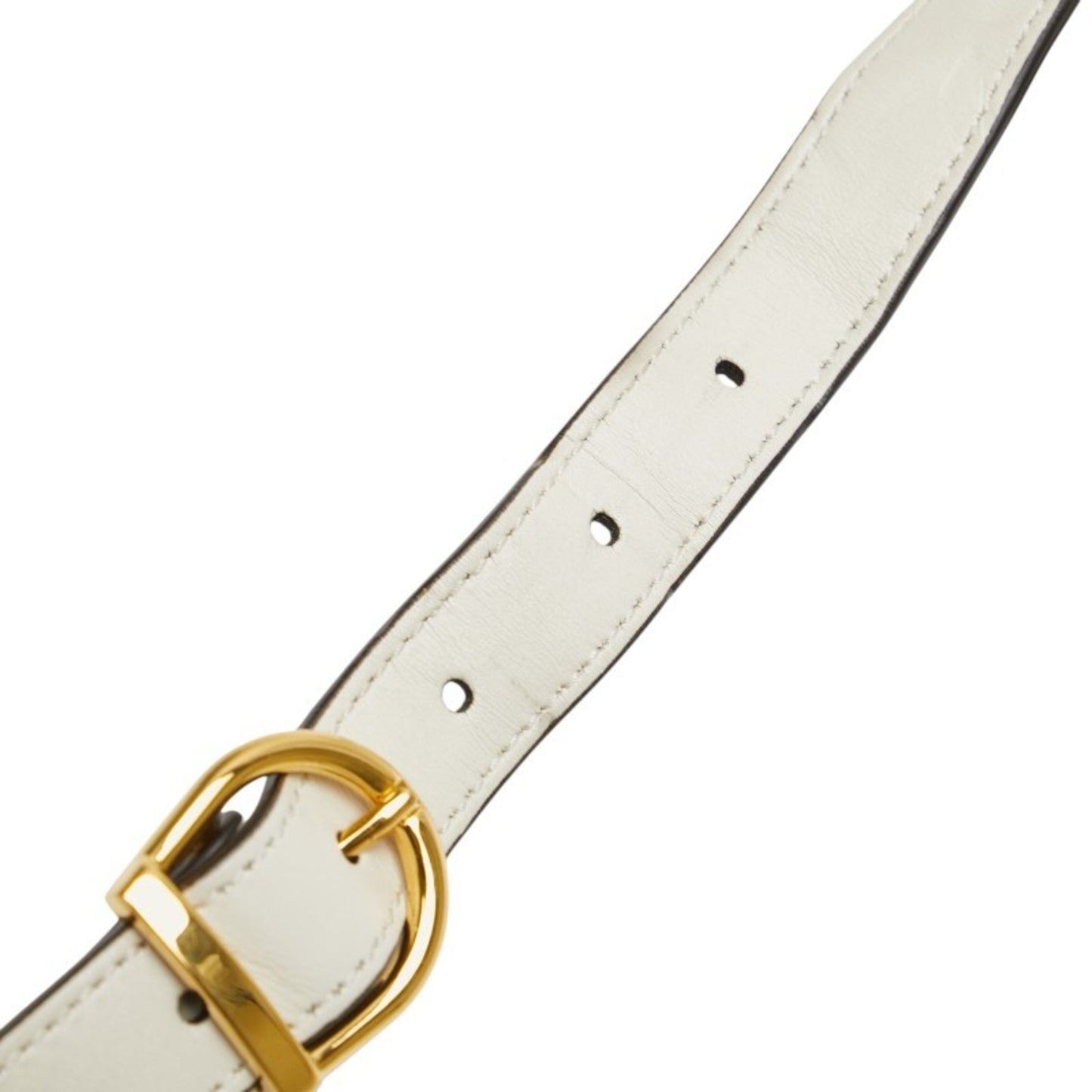Gucci Zumi, White, Leather, shoulder