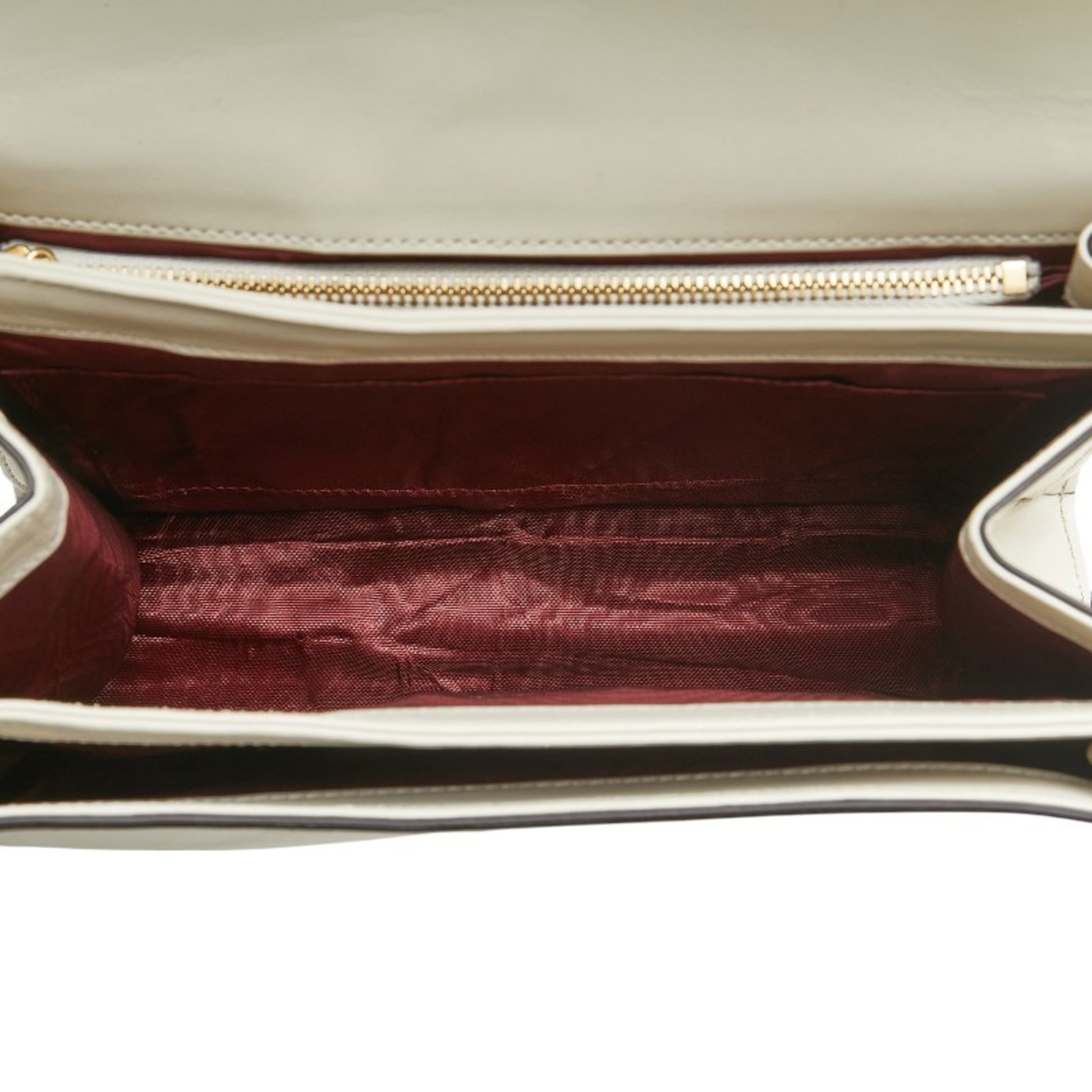 Gucci Zumi, White, Leather, shoulder