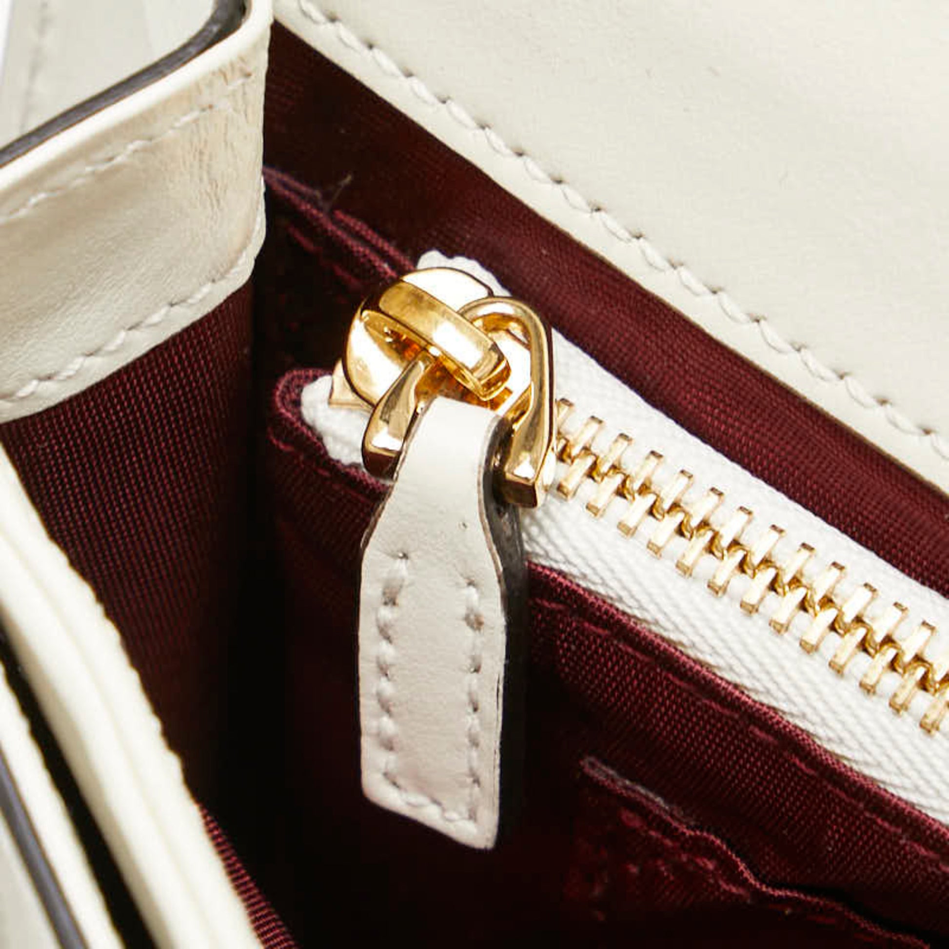 Gucci Zumi, White, Leather, shoulder