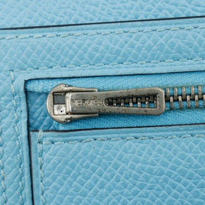 Hermès Béarn, Blue, Leather, wallet