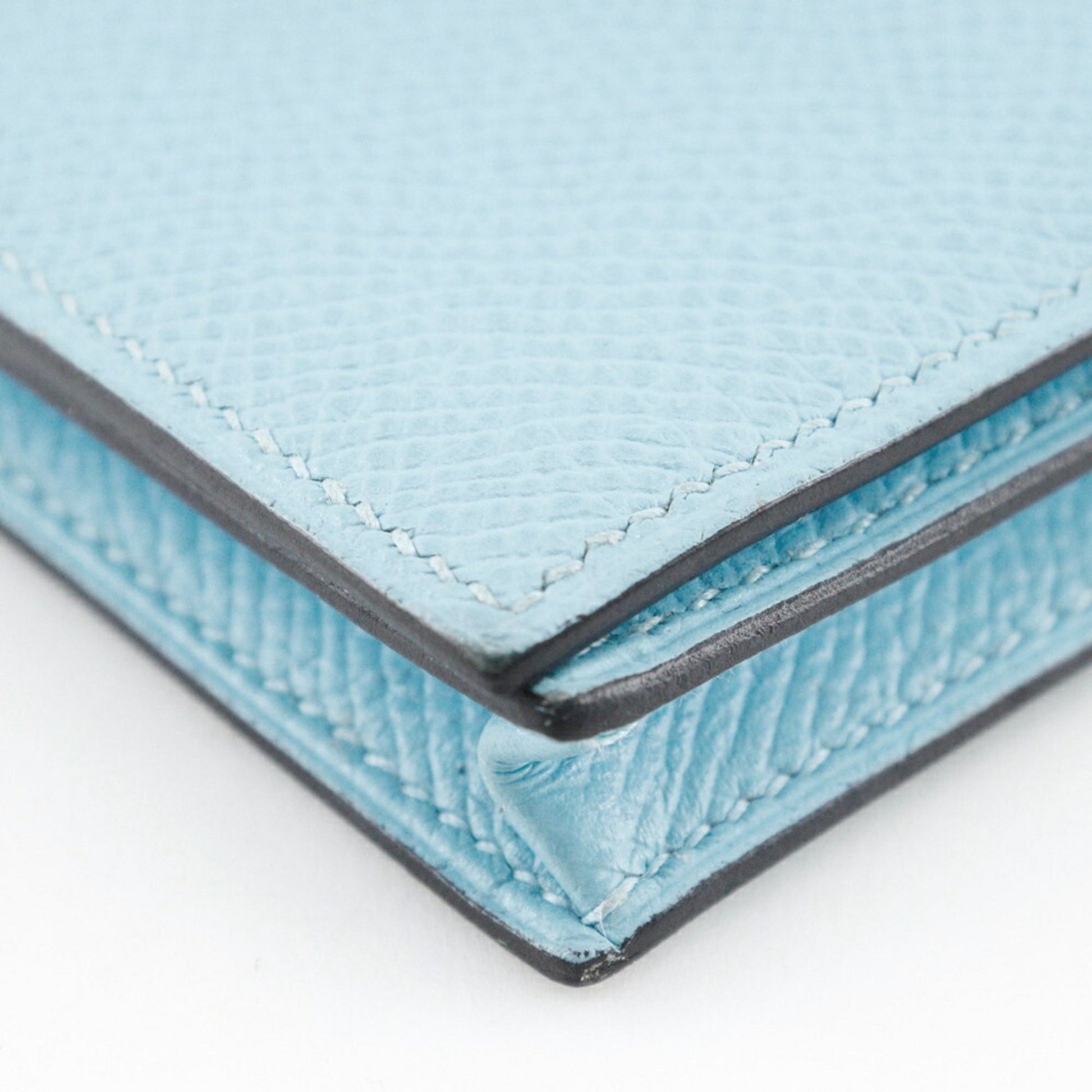 Hermès Béarn, Blue, Leather, wallet
