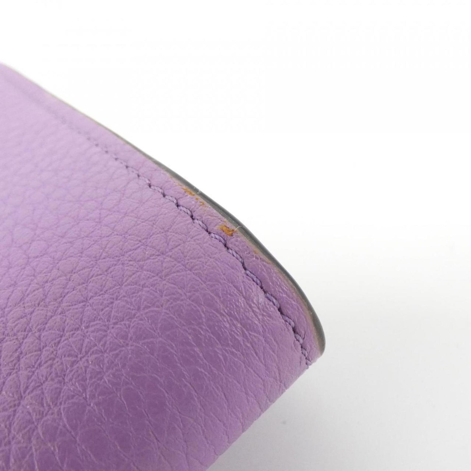 Fendi Peekaboo, Purple, Leather, wallet