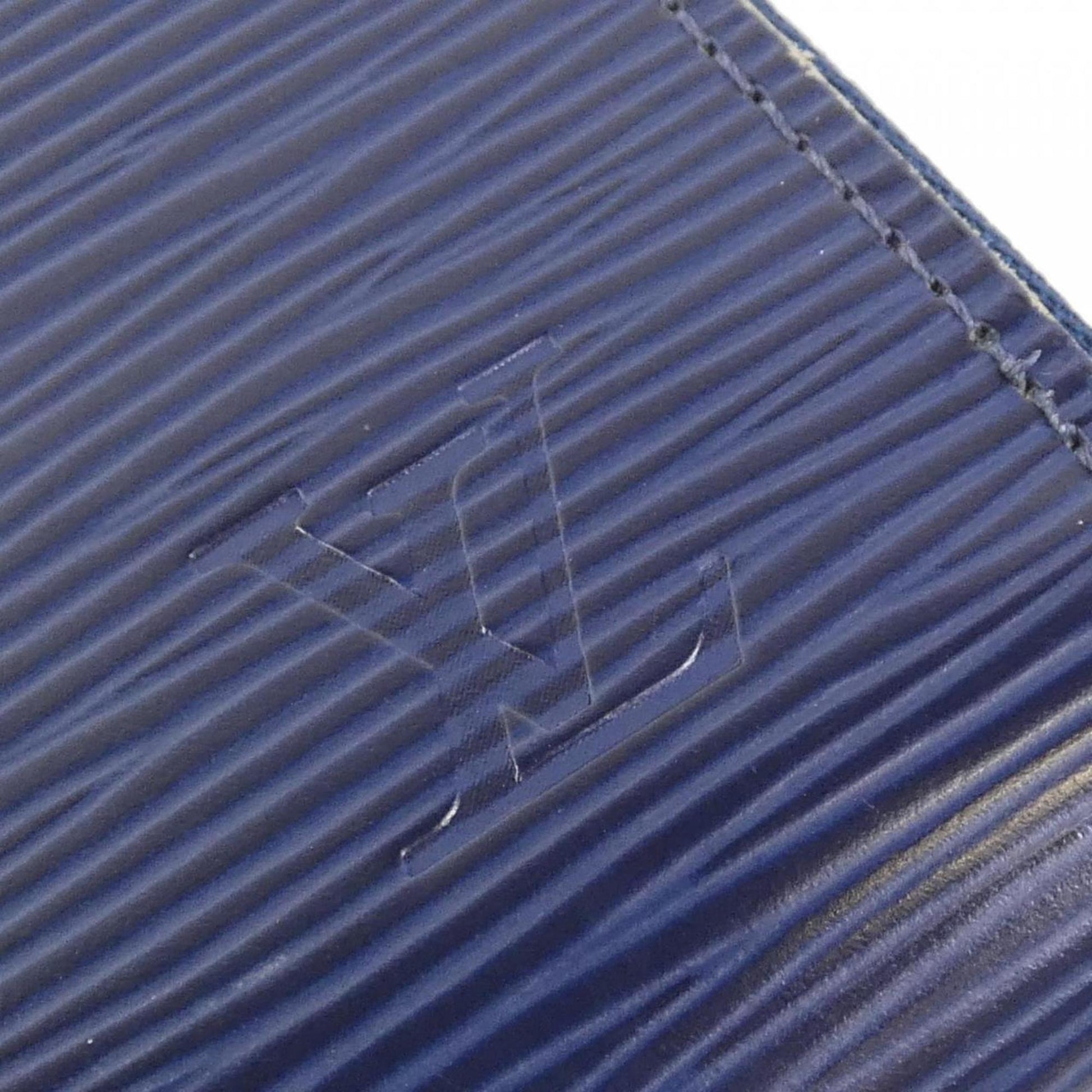 Louis Vuitton Zippy wallet, Navy, Leather, wallet