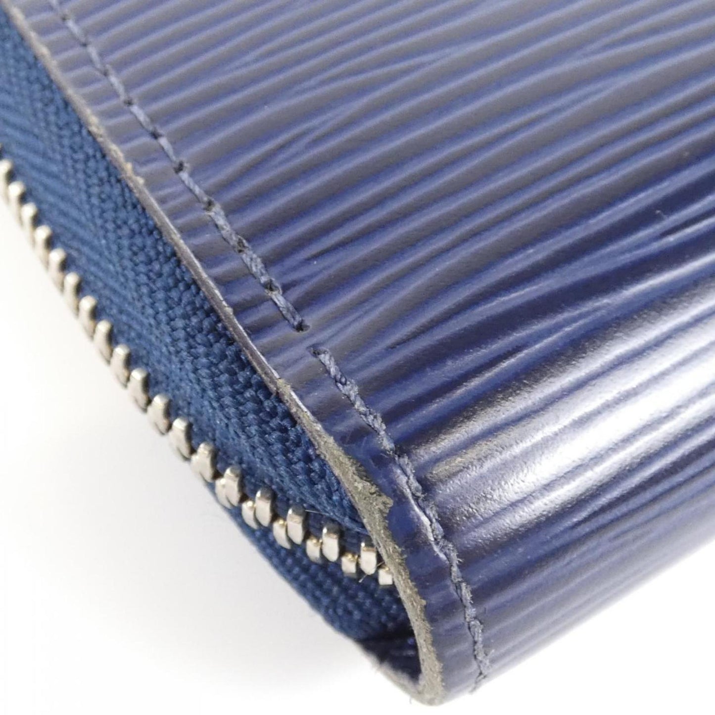Louis Vuitton Zippy wallet, Navy, Leather, wallet