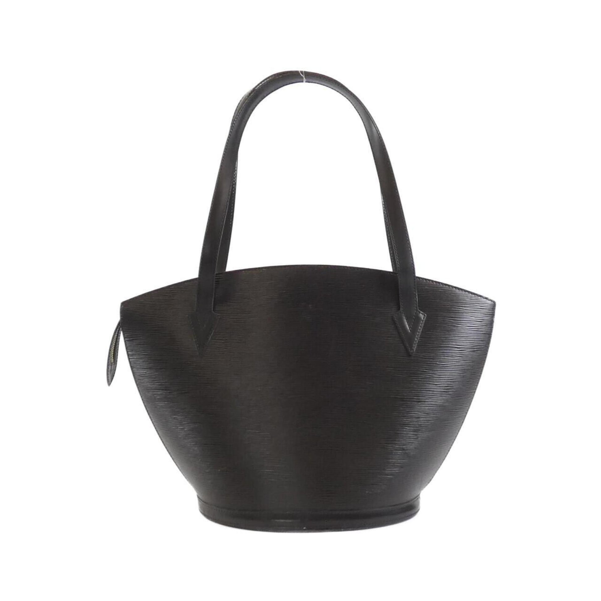 Louis Vuitton Saint Jacques, Black, Leather, shoulder