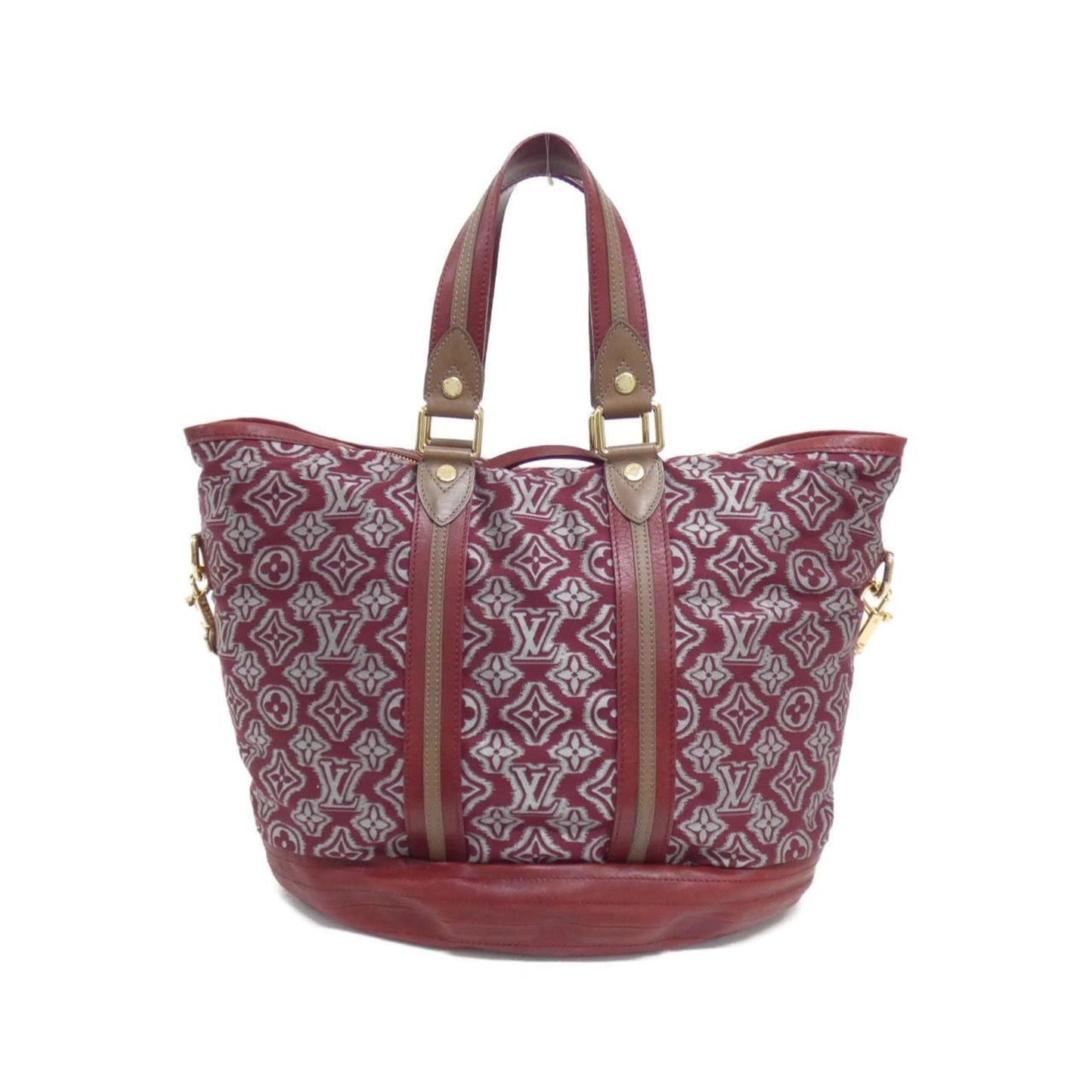 Louis Vuitton, Burgundy, Canvas, handbag