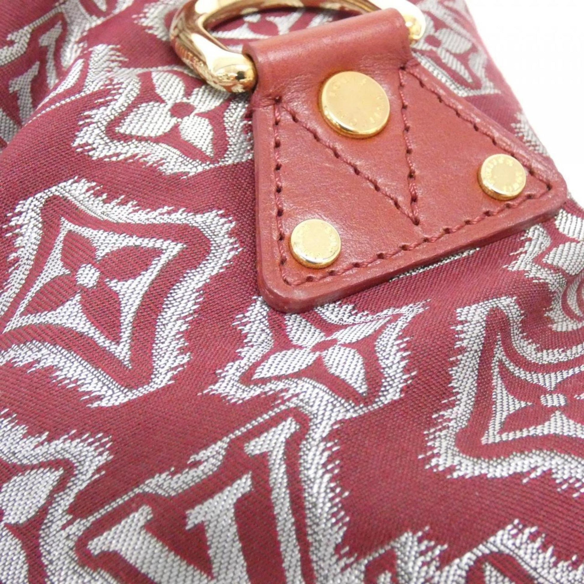 Louis Vuitton, Burgundy, Canvas, handbag