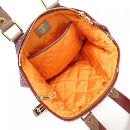 Louis Vuitton, Burgundy, Canvas, handbag