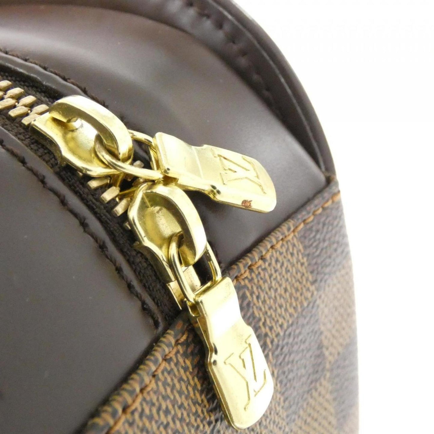 Louis Vuitton Sarria, Brown, Canvas, handbag