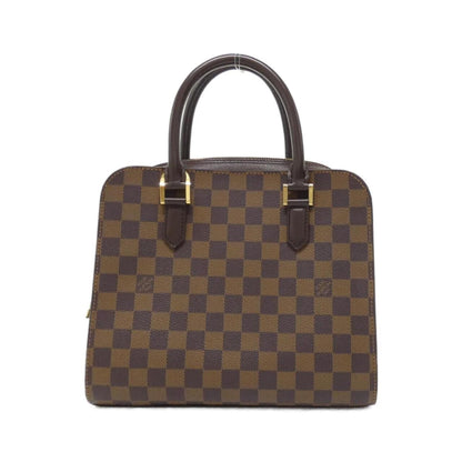 Louis Vuitton Triana, Brown, Canvas, handbag
