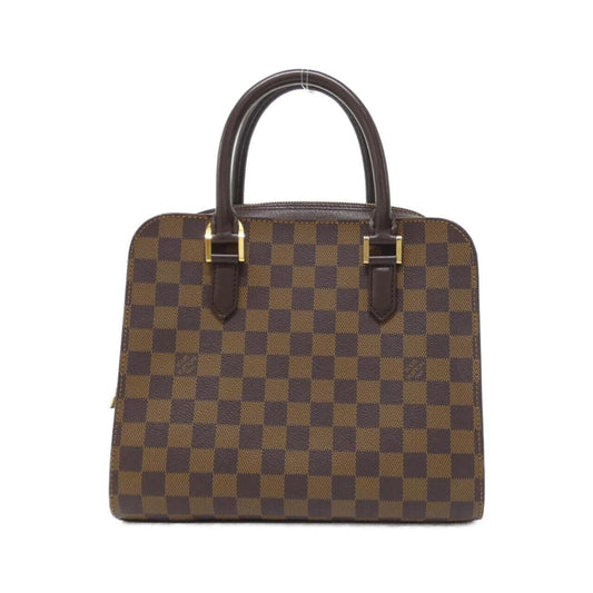 Louis Vuitton Triana, Brown, Canvas, handbag