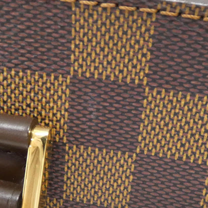 Louis Vuitton Triana, Brown, Canvas, handbag