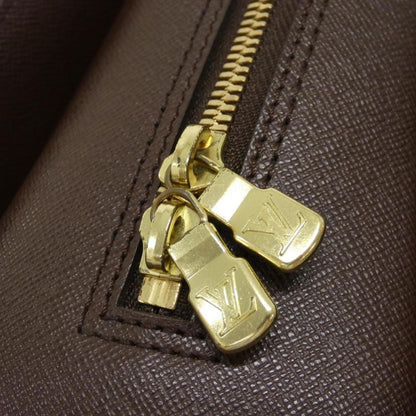 Louis Vuitton Triana, Brown, Canvas, handbag