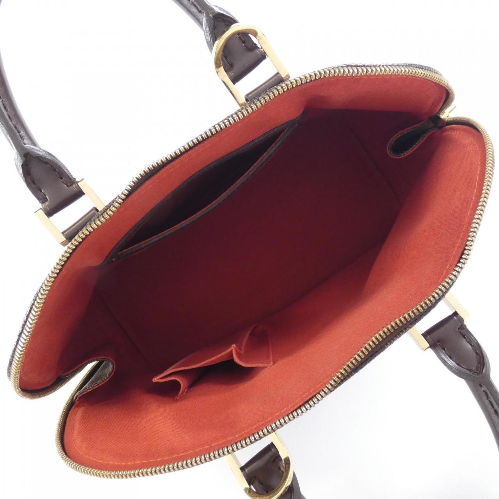 Louis Vuitton Alma, Brown, Canvas, handbag