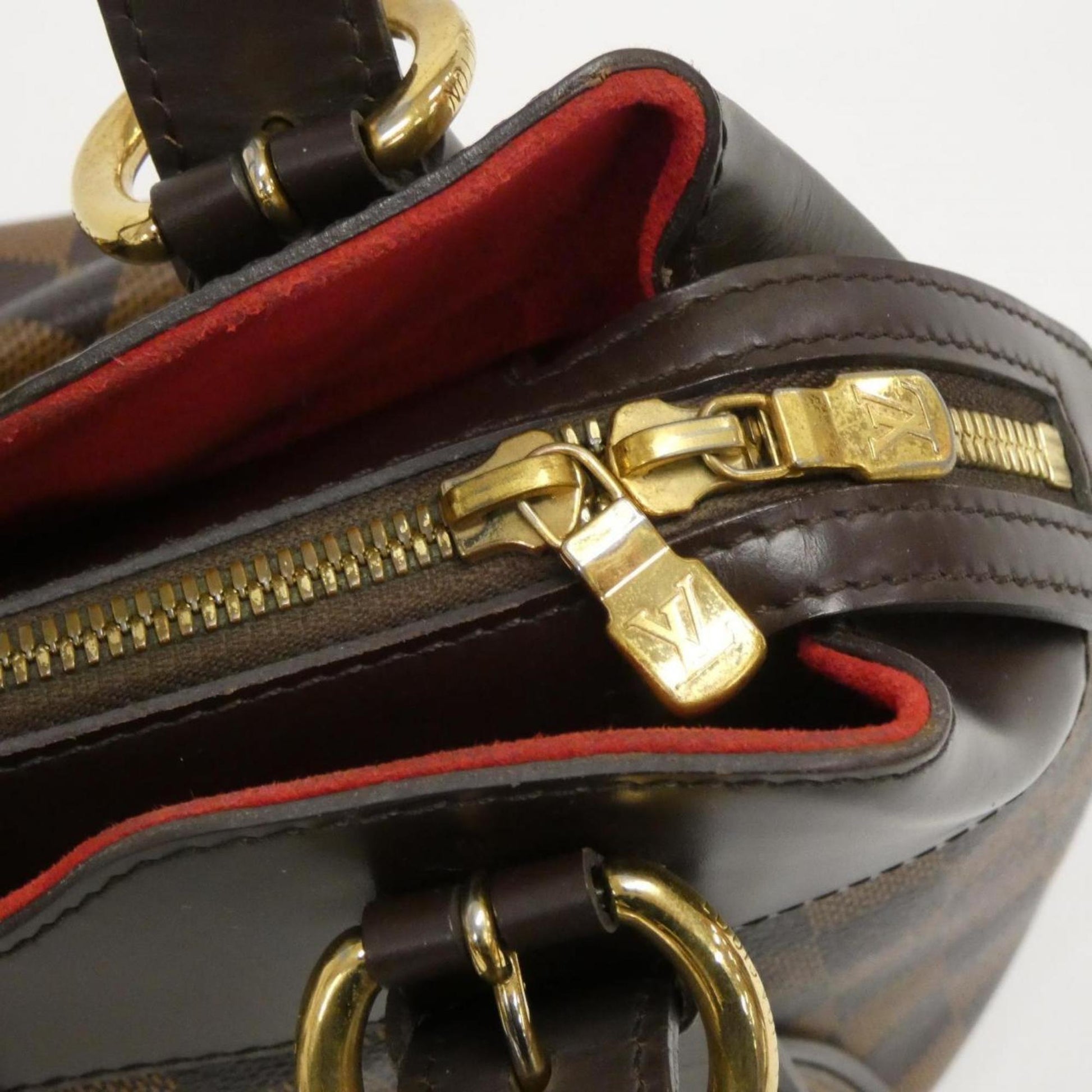Louis Vuitton Sistina, Brown, Canvas, handbag