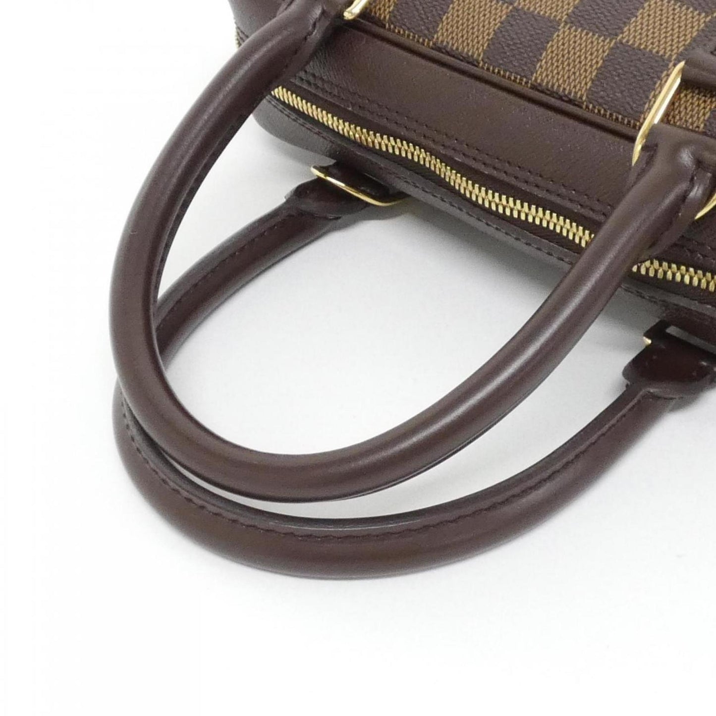 Louis Vuitton Brera, Brown, Canvas, handbag