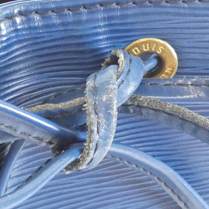 Louis Vuitton Noé, Navy, Leather, shoulder