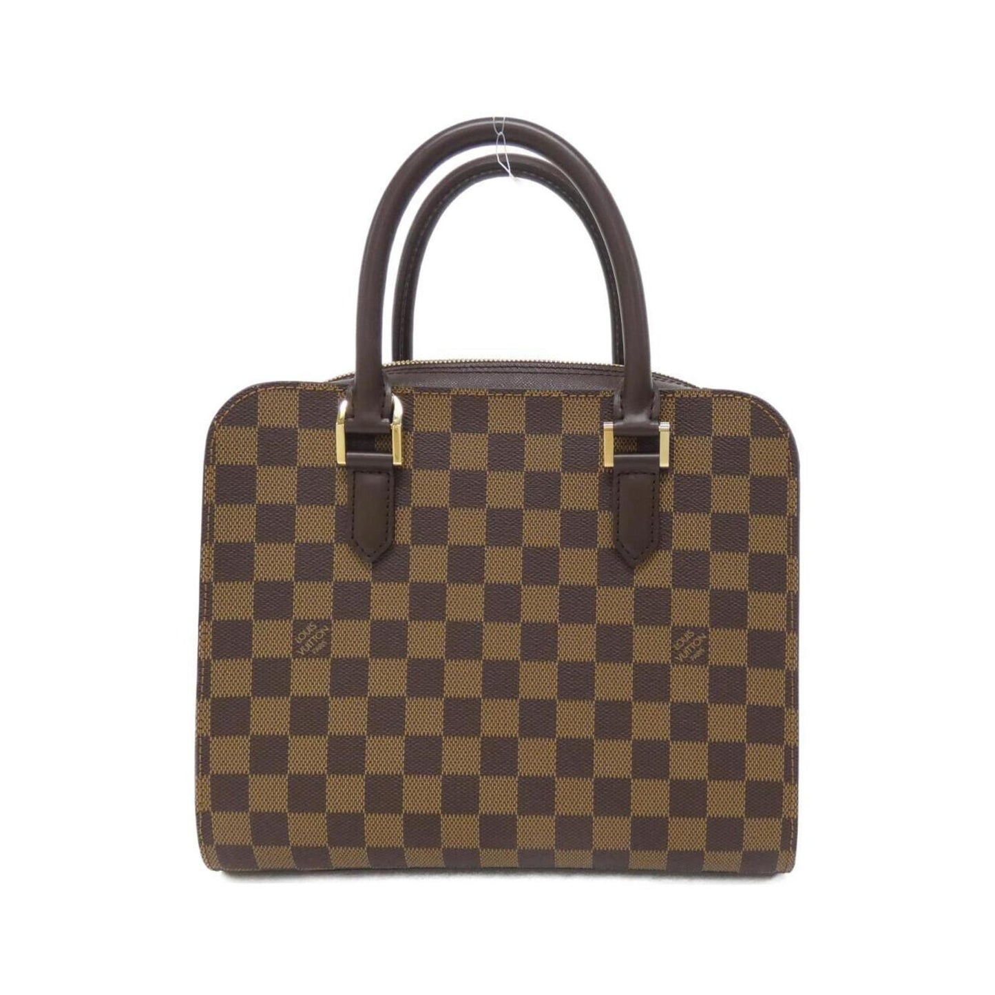 Louis Vuitton Triana, Brown, Canvas, handbag