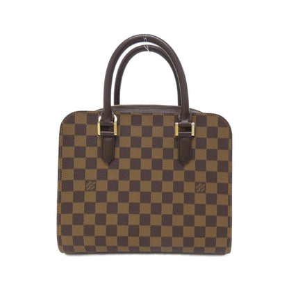 Louis Vuitton Triana, Brown, Canvas, handbag