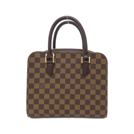 Louis Vuitton Triana, Brown, Canvas, handbag
