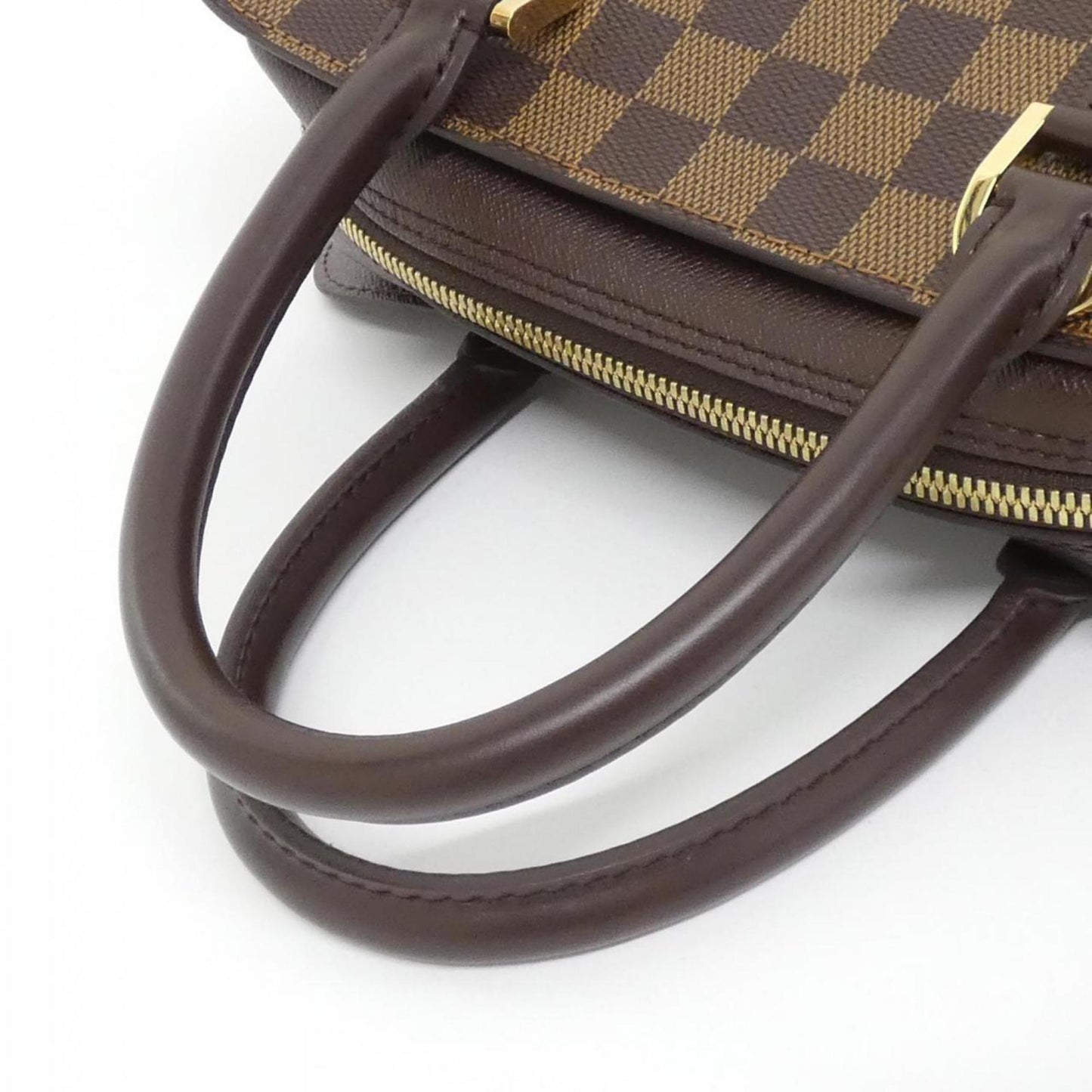 Louis Vuitton Triana, Brown, Canvas, handbag