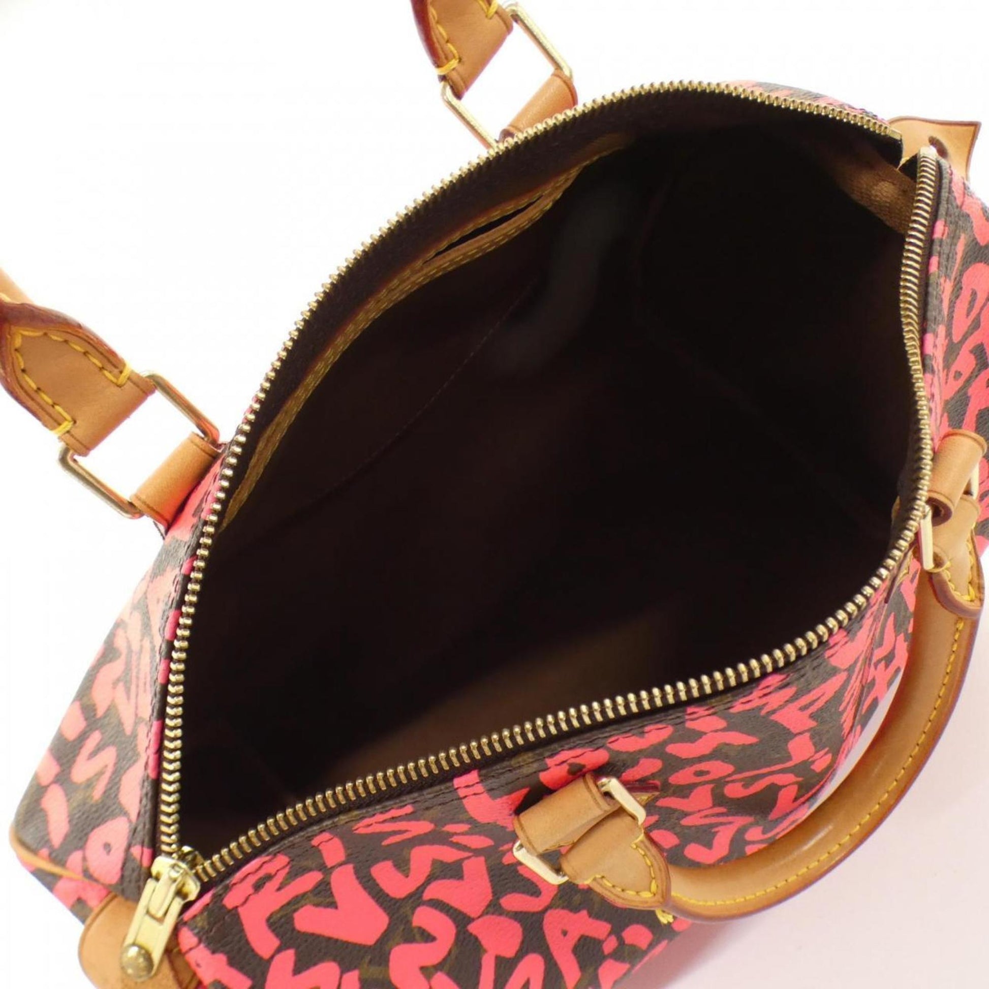 Louis Vuitton Speedy 30, Pink, Canvas, handbag