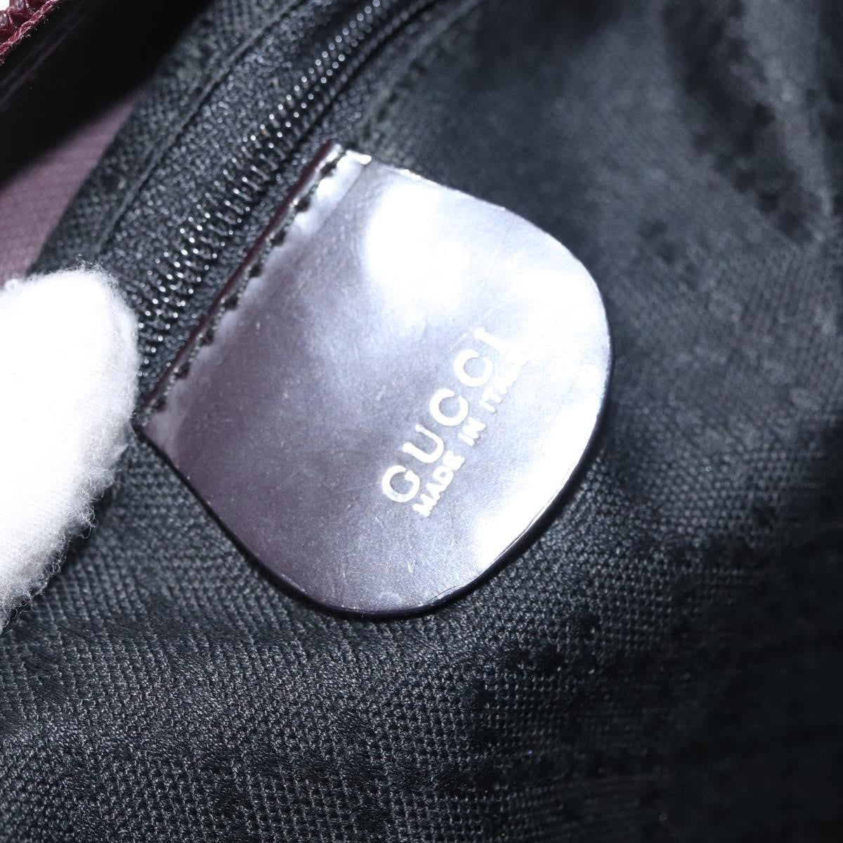 Gucci Bamboo Canvas, Purple, Canvas, Tote Bag