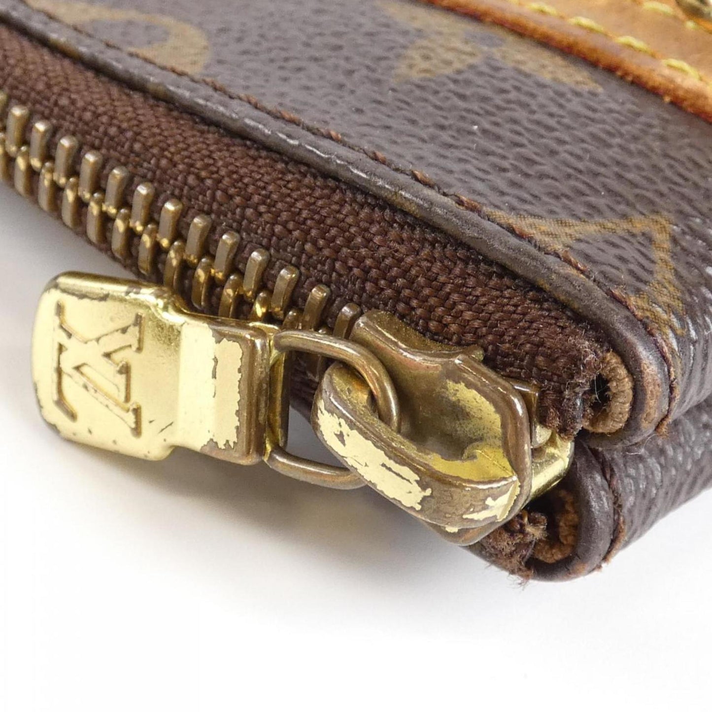 Louis Vuitton Bosphore, Brown, Canvas, shoulder
