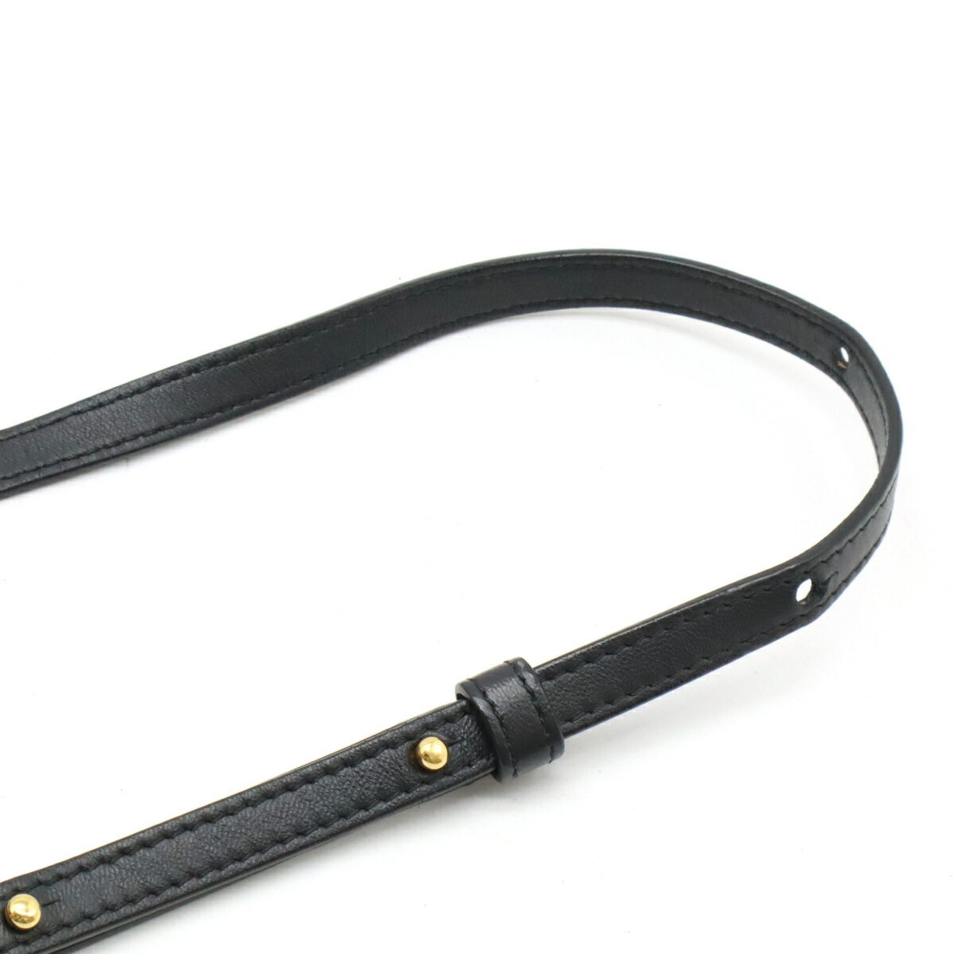Céline Trio, Black, Leather, clutch