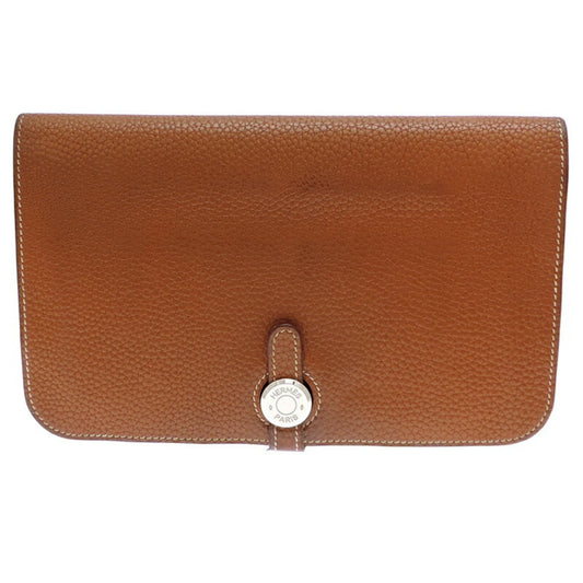 Hermès Dogon, Brown, Leather, wallet