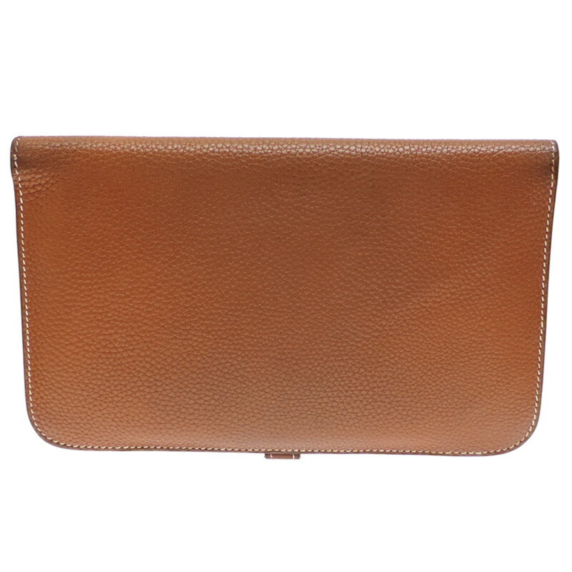 Hermès Dogon, Brown, Leather, wallet