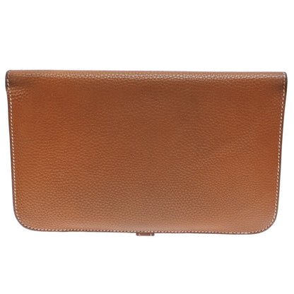 Hermès Dogon, Brown, Leather, wallet