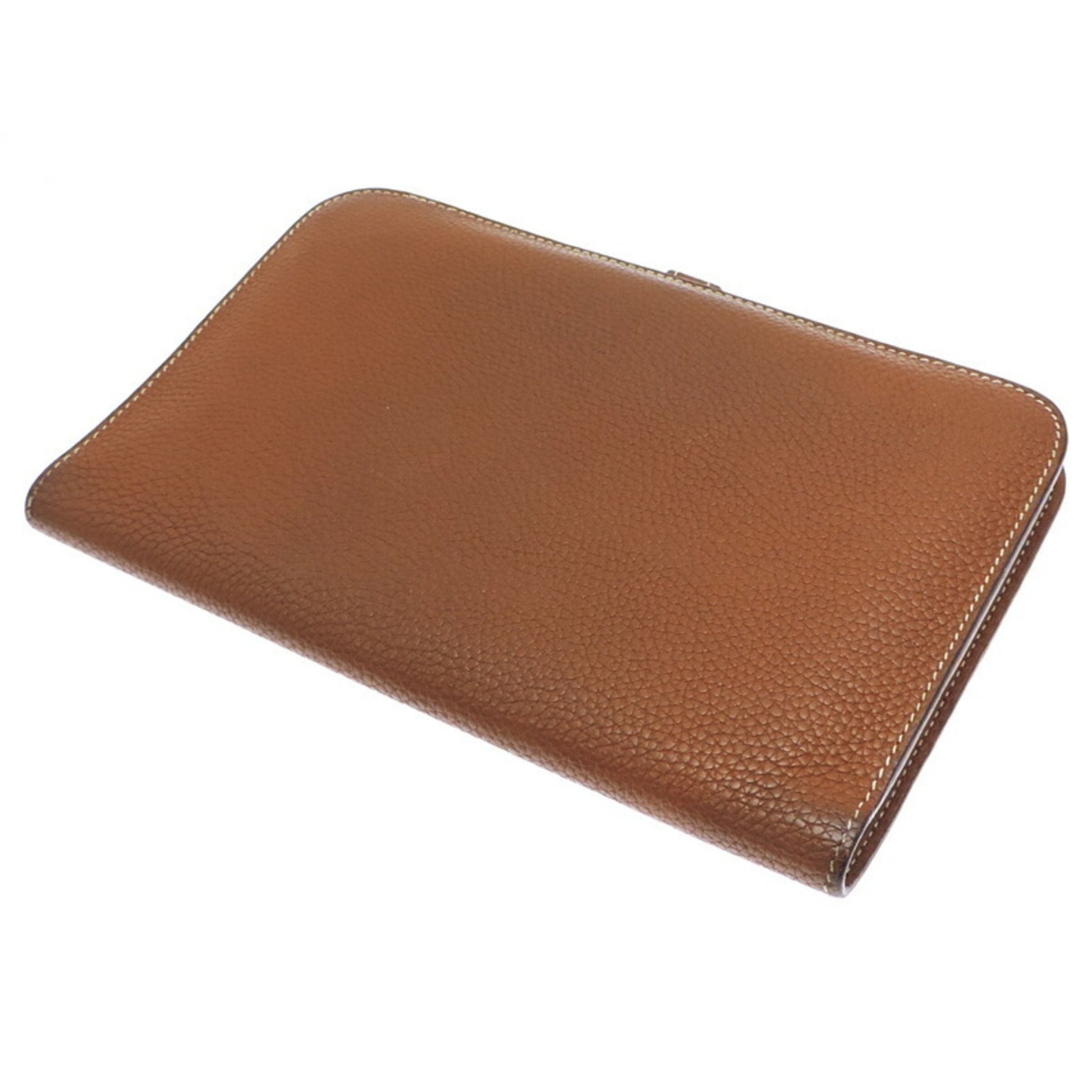 Hermès Dogon, Brown, Leather, wallet