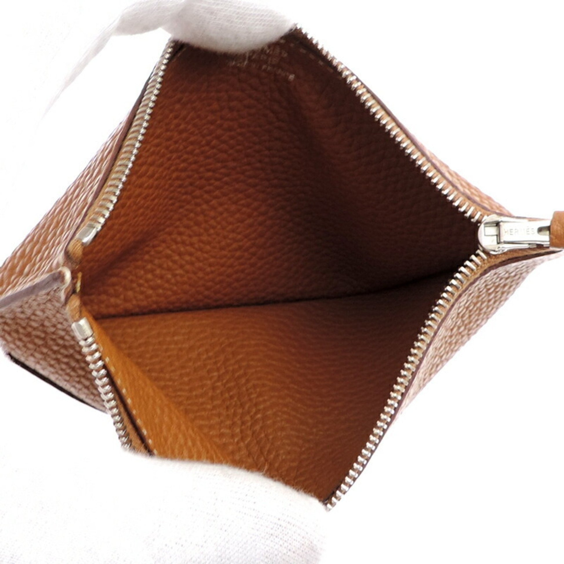 Hermès Dogon, Brown, Leather, wallet