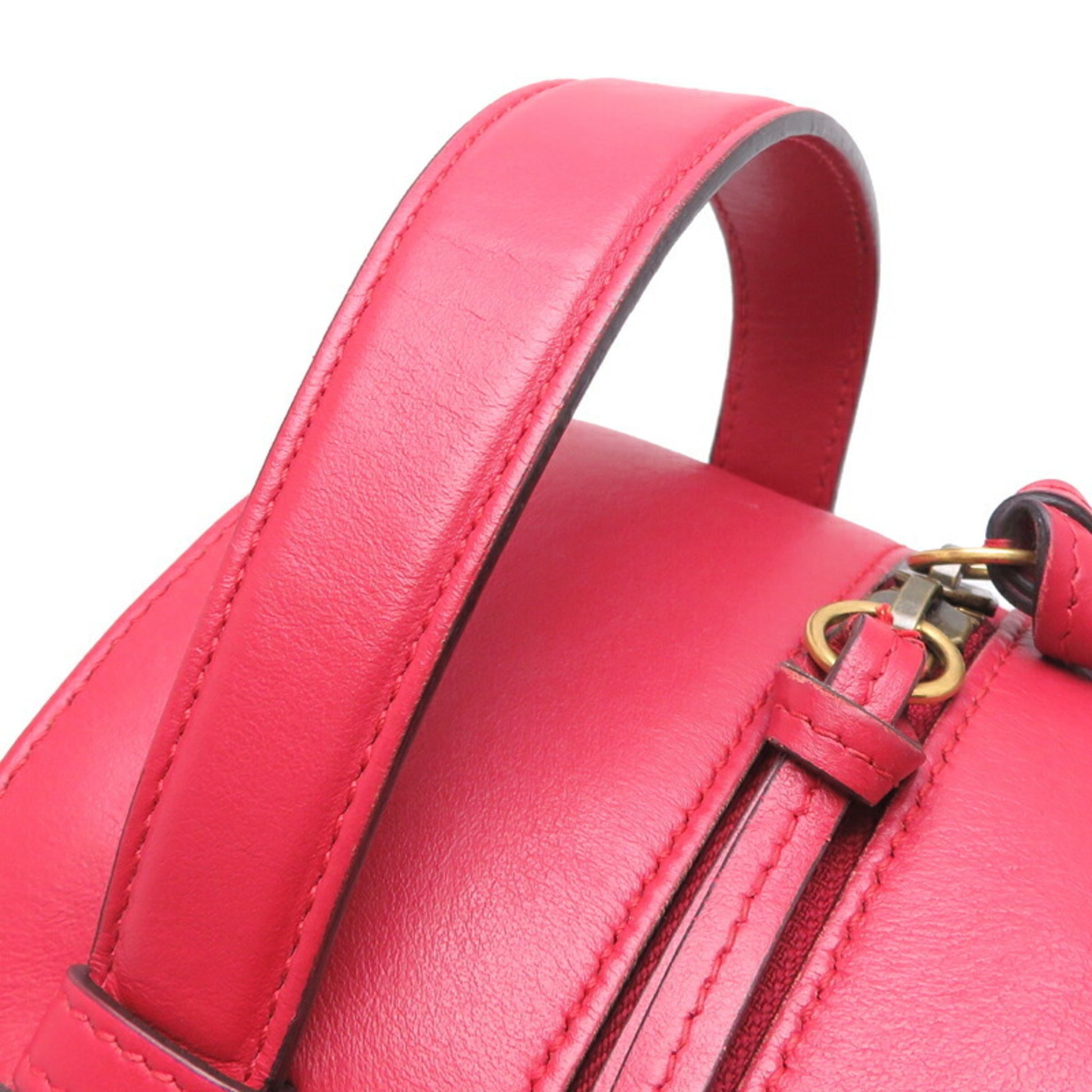 Gucci Marmont, Red, Leather, backpack