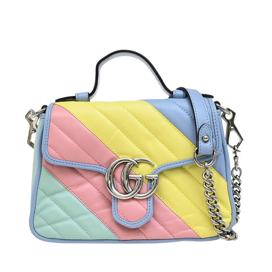 Gucci Marmont, Multicolour, Leather, handbag
