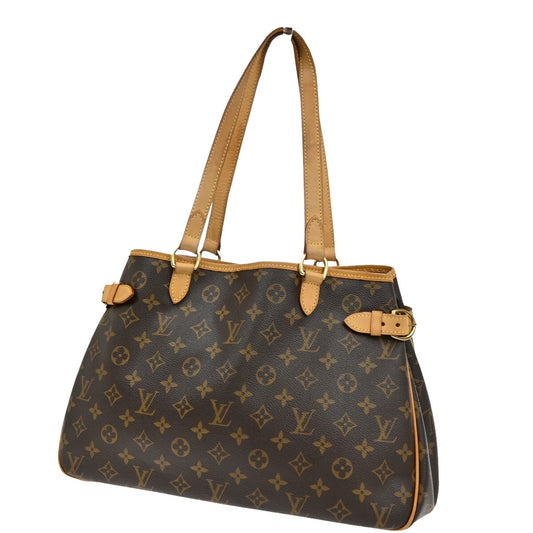 Louis Vuitton Batignolles Horizontal, Brown, Canvas, tote