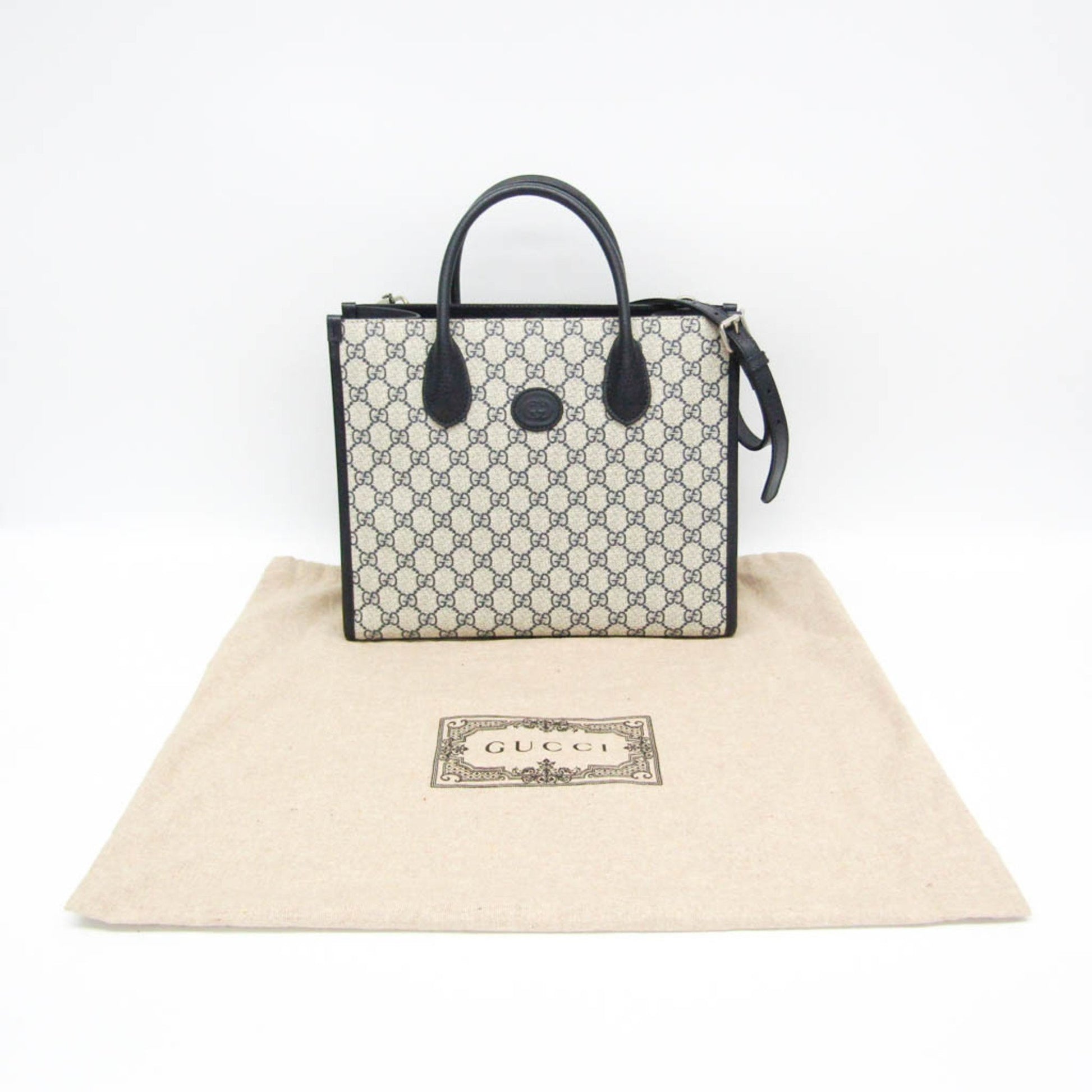 Gucci, Beige, Canvas, handbag