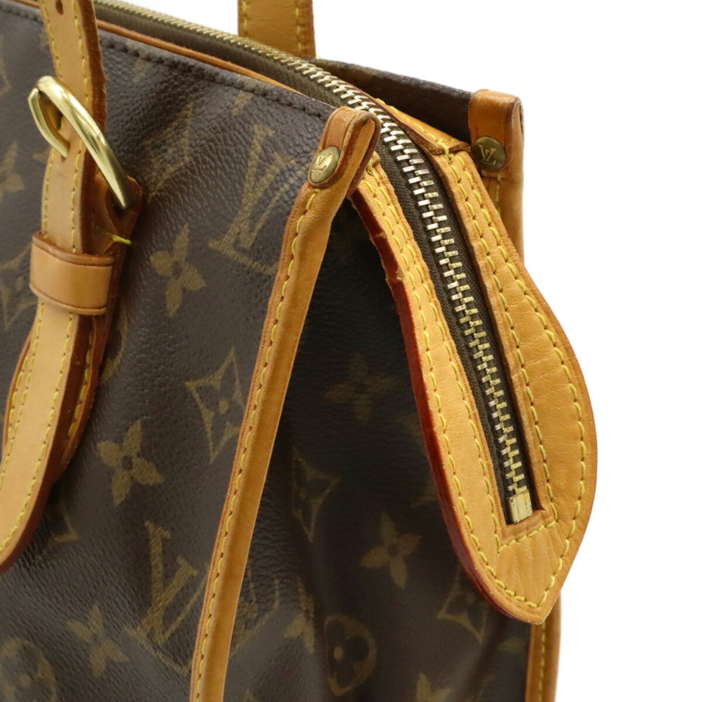 Louis Vuitton Popincourt, Brown, Canvas, tote