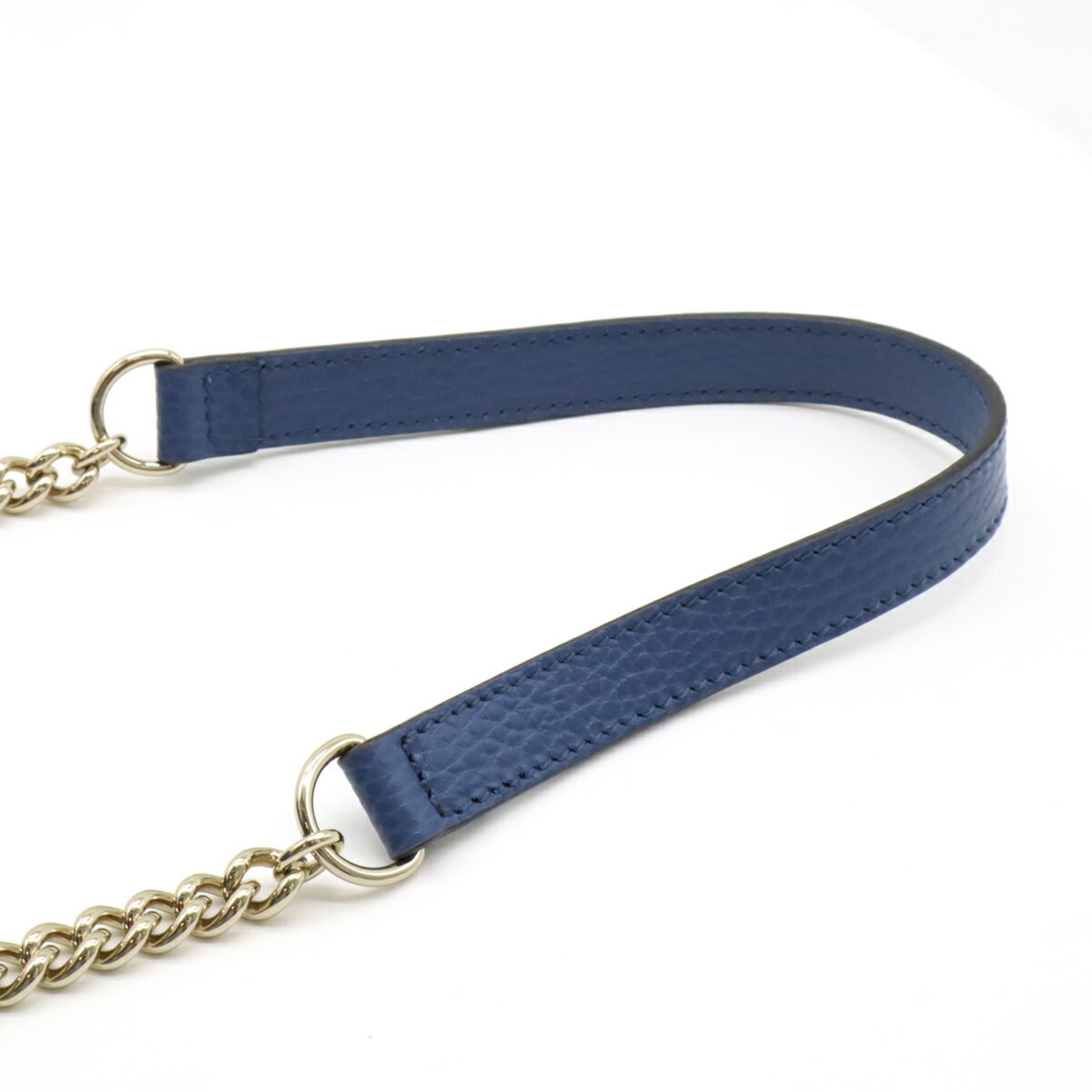 Gucci Interlocking, Blue, Leather, wallet