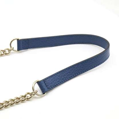 Gucci Interlocking, Blue, Leather, wallet
