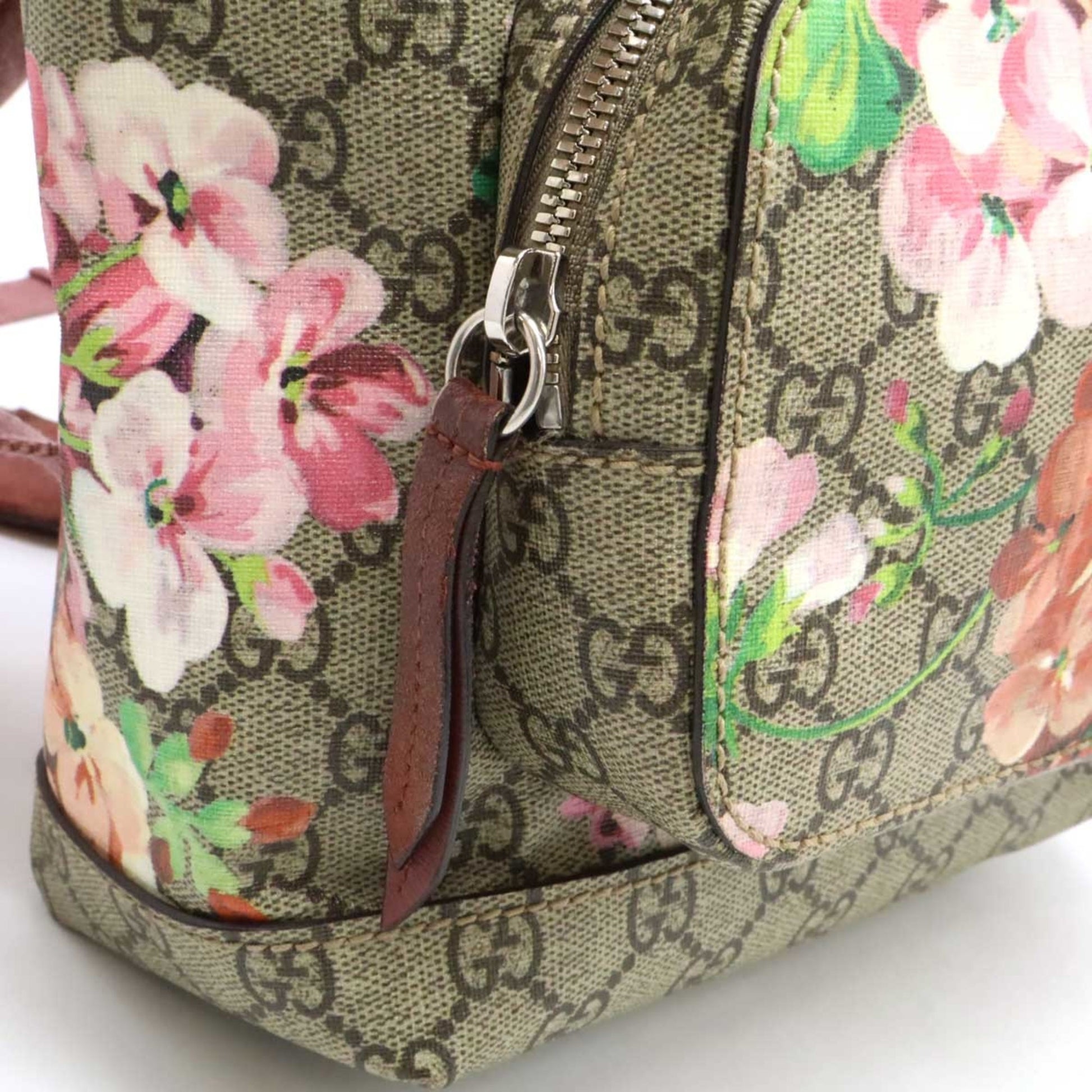 Gucci GG blooms, Beige, Canvas, backpack